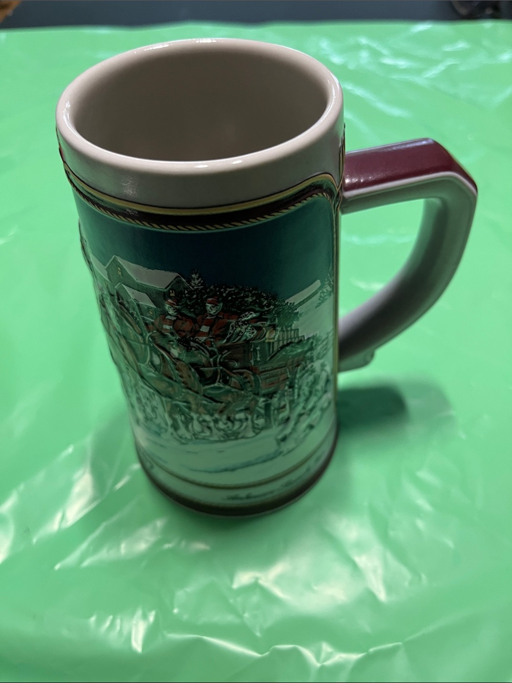 Vintage Anheuser-Busch Clydesdale Stein 1989